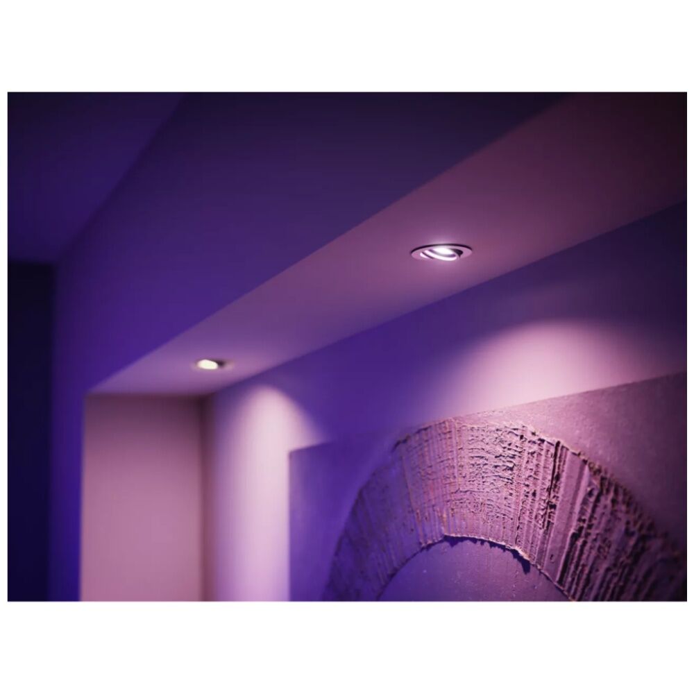 2PK Philips Hue White/Colour Ambience GU10 V3 Smart Lightbulb 5.7W