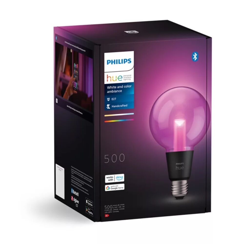 Philips Hue White/Colour Ambience Lightguide G95 Smart LED Lightbulb E27