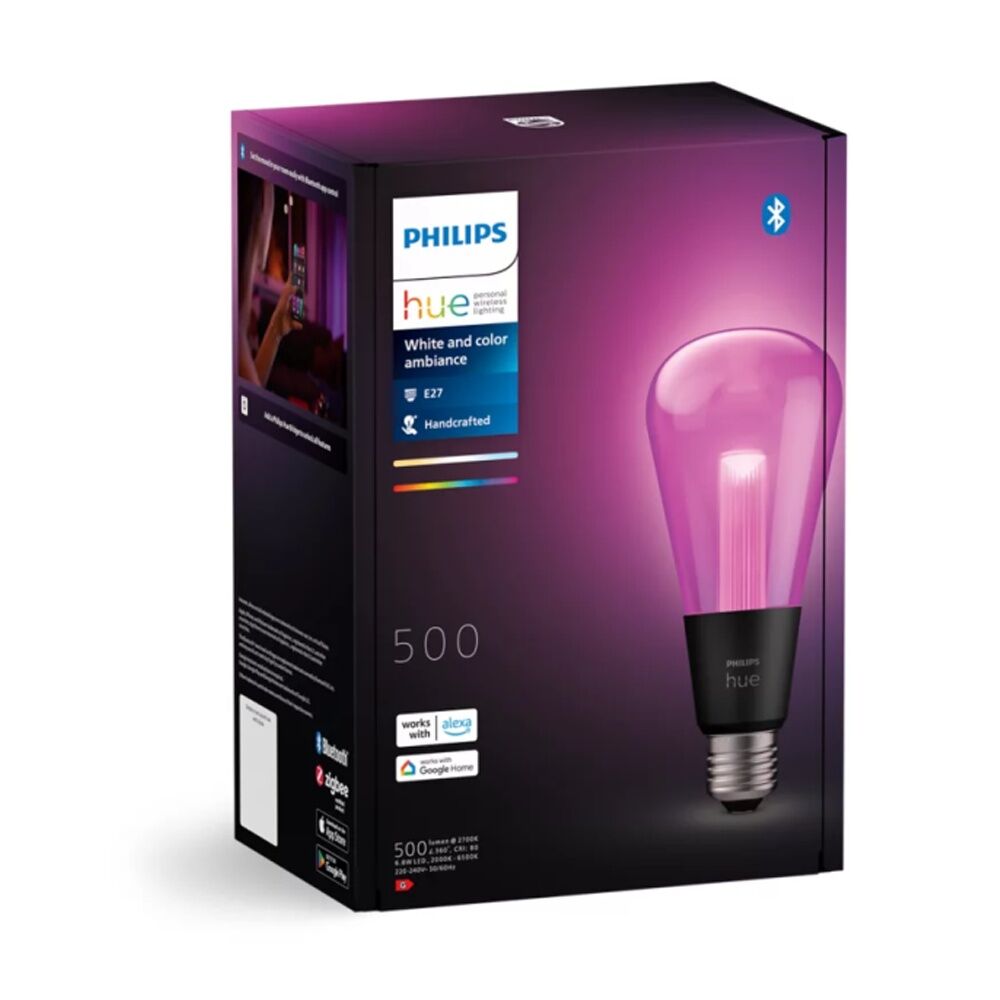 Philips Hue White/Colour Ambience Lightguide ST72 Smart LED Lightbulb E27