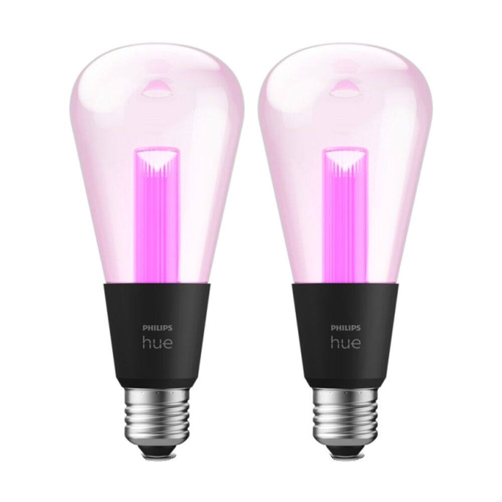 2PK Philips Hue White/Colour Ambience Lightguide ST72 Smart LED Lightbulb E27