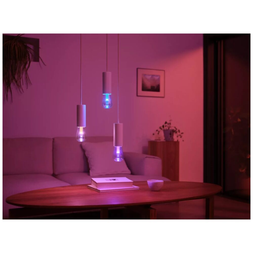 2PK Philips Hue White/Colour Ambience Lightguide ST72 Smart LED Lightbulb E27