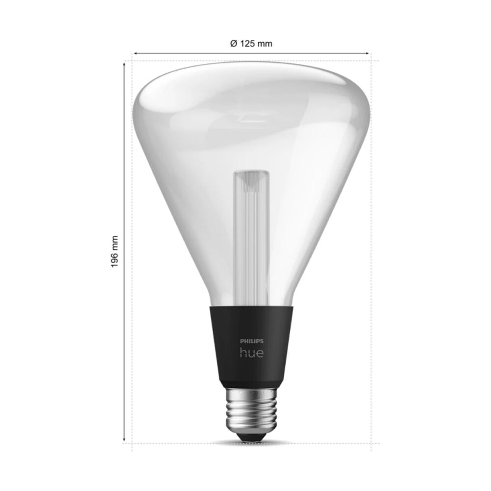 2PK Philips Hue White/Colour Ambience Lightguide Triangle Smart Lightbulb E27