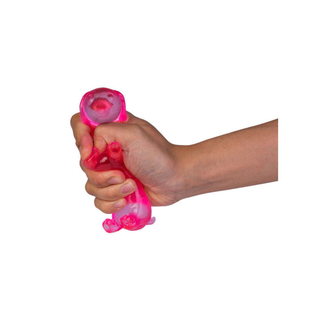 4PK Smooshos Super Squeeze Dachshund Soft Compact Multi-Coloured Squishy Toy Assorted