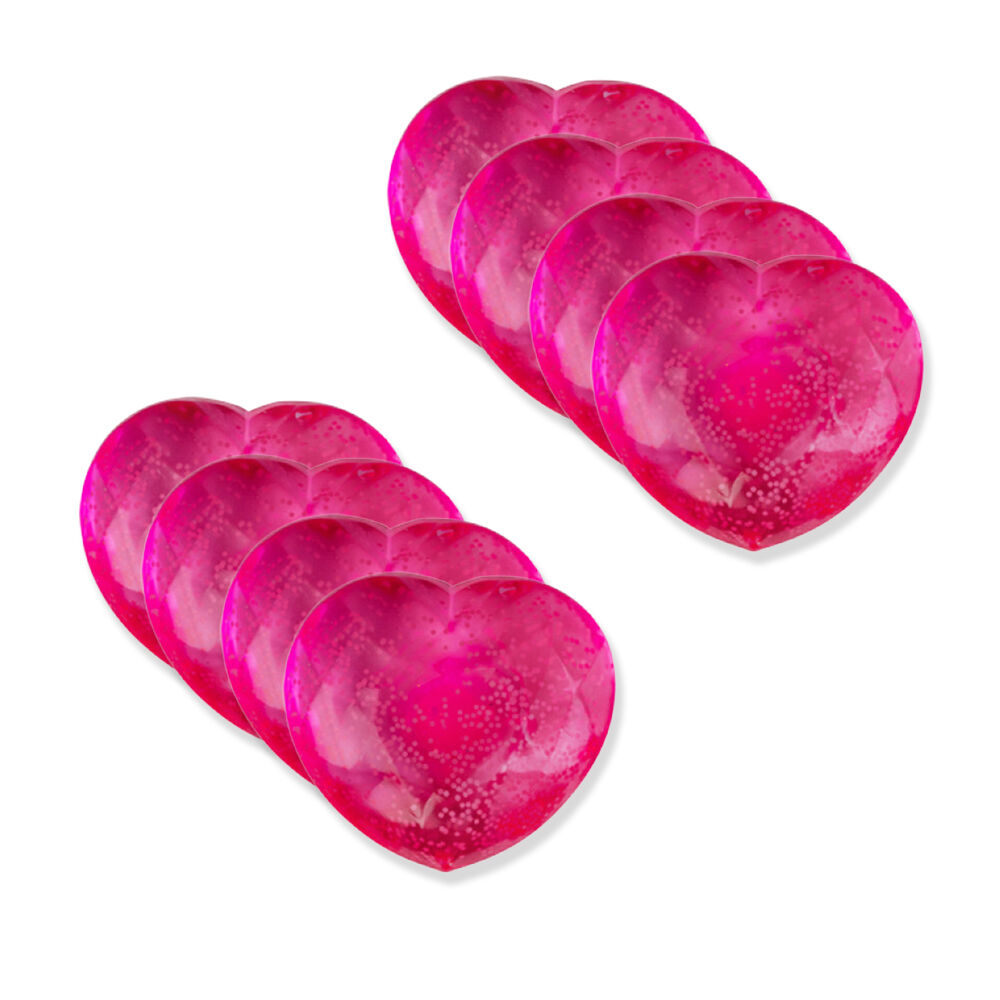 8PK Smooshos Super Squeeze Gid Heart Soft Compact Multi-Coloured Squishy Toy Assorted