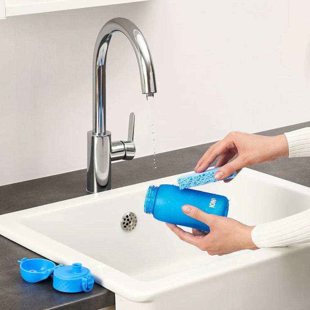 Ion8 Pod Recyclon Plastic Drink/Water Bottle Kids Blue 350ml