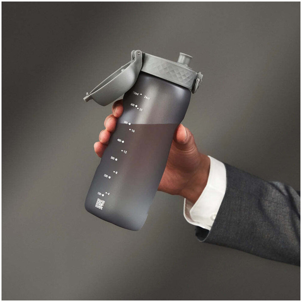 Ion8 Tour Recyclon Plastic Drink/Water Bottle Grey 750ml