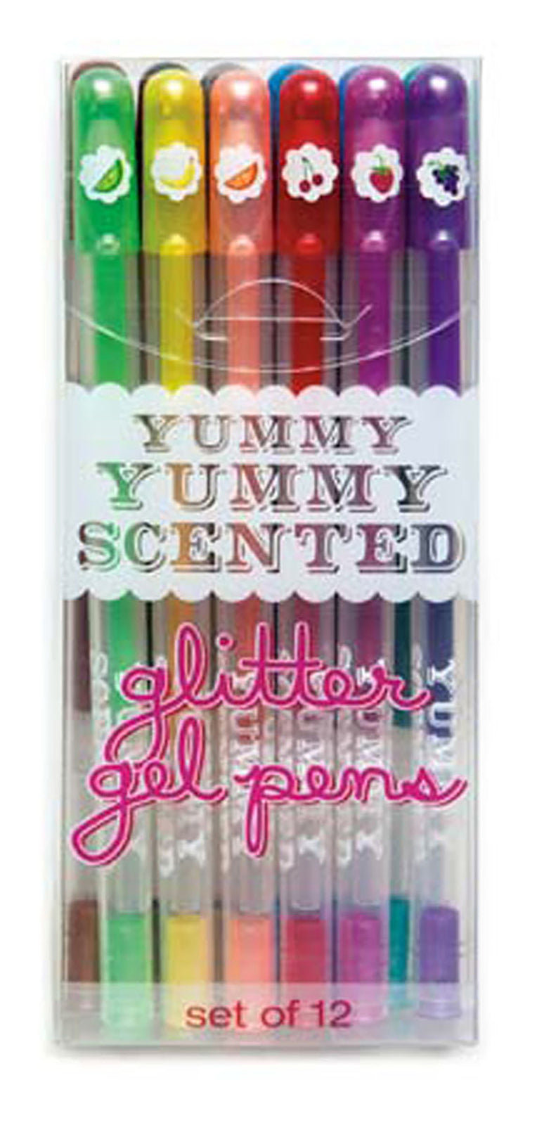 3x 12pc Ooly Yummy Scented Glitter Gel Pens Writing Stationery 6y+