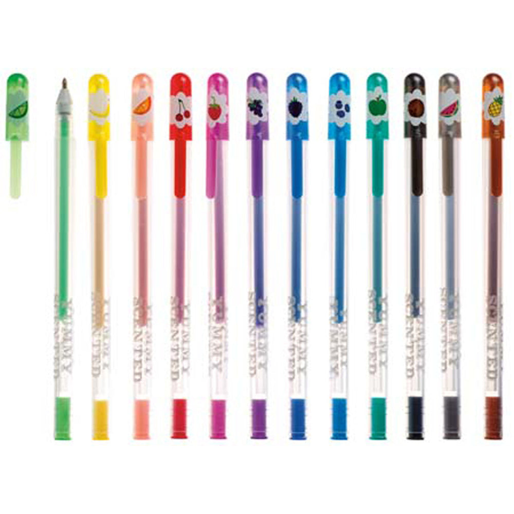 3x 12pc Ooly Yummy Scented Glitter Gel Pens Writing Stationery 6y+