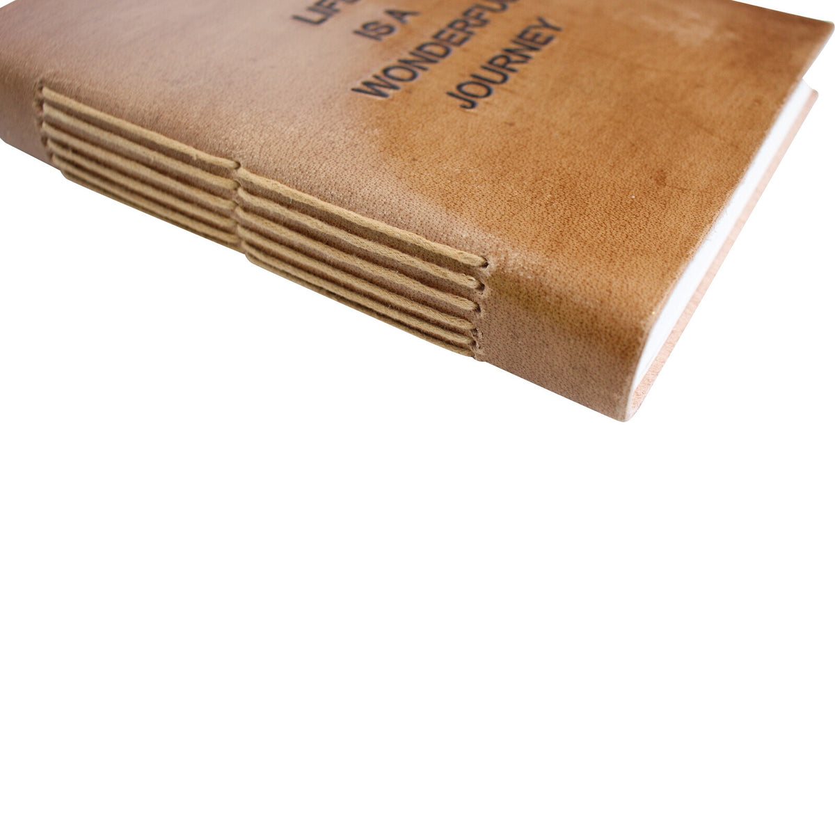 LVD Life Leather/Paper 18cm Notebook Writing Journal - Brown