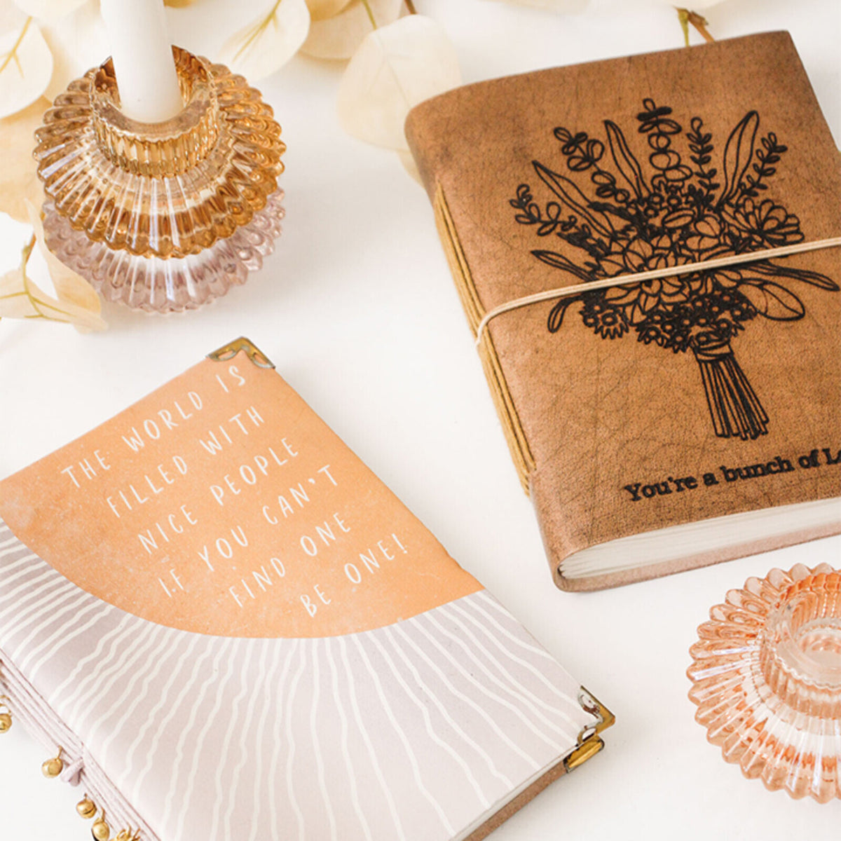 LVD Leather 18x13cm Lovely Bunch Paper Notebook Personal Diary