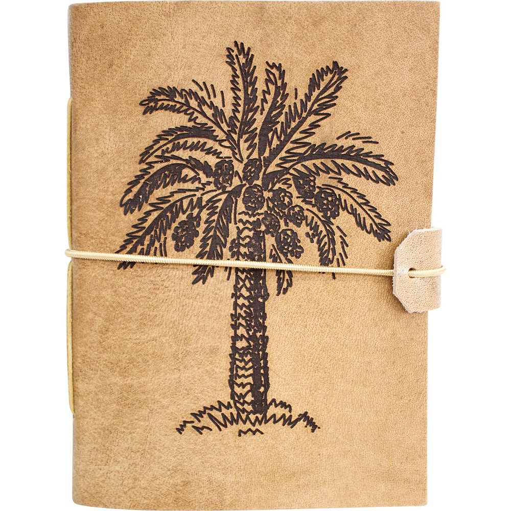 2PK LVD Leather Date Palm Decorative Notebook Diary/Journal