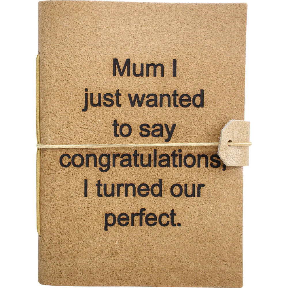 2PK LVD Leather Notebook Writing Stationery 18x13cm - Turned Our Perfect