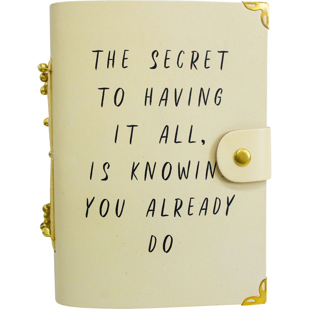 LVD Leather Cover Paper Notebook Writing Journal 18x13cm Have It All