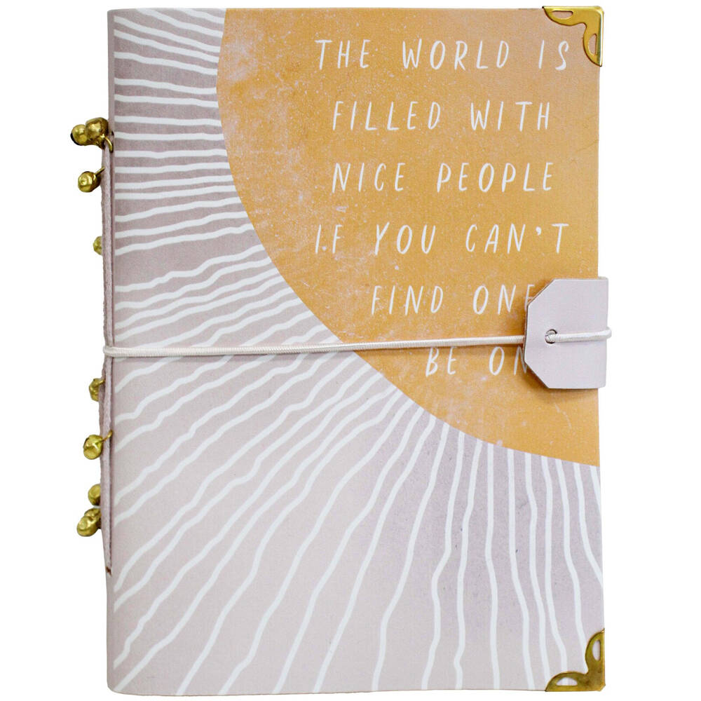2PK LVD Leather Notebook Writing Stationery 18x13cm - Nice People