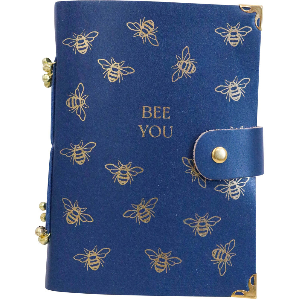 2PK LVD Leather Note Book Bee Stylish Hard Cover Journal/Diary