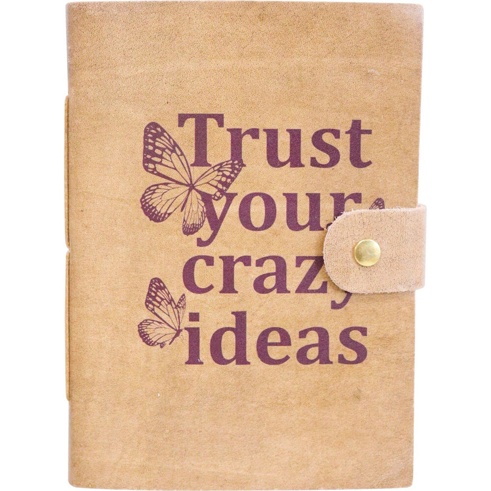 LVD Leather Cover Paper Notebook Writing Journal 18x13cm Crazy Ideas