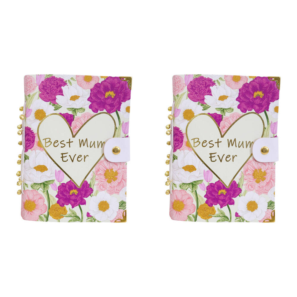 2PK LVD Leather Notebook Writing Stationery 18x13cm - Best Mum