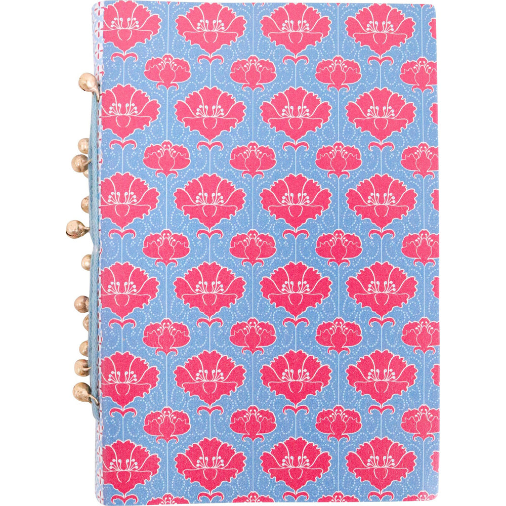 4PK LVD Recycled Leather Note Book Saria Stylish Hard Cover Journal/Diary