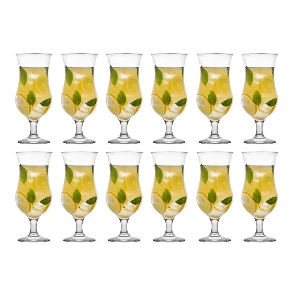2x 6pc Artcraft Stylish Ibiza Cocktail Glass Elegant Barware 460ml Clear