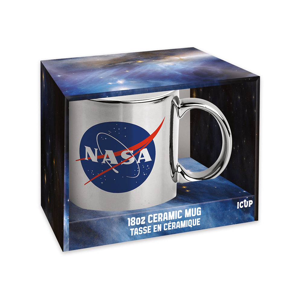 2PK Icup Inc NASA Metallic Ceramic Coffee/Tea Mug 18oz
