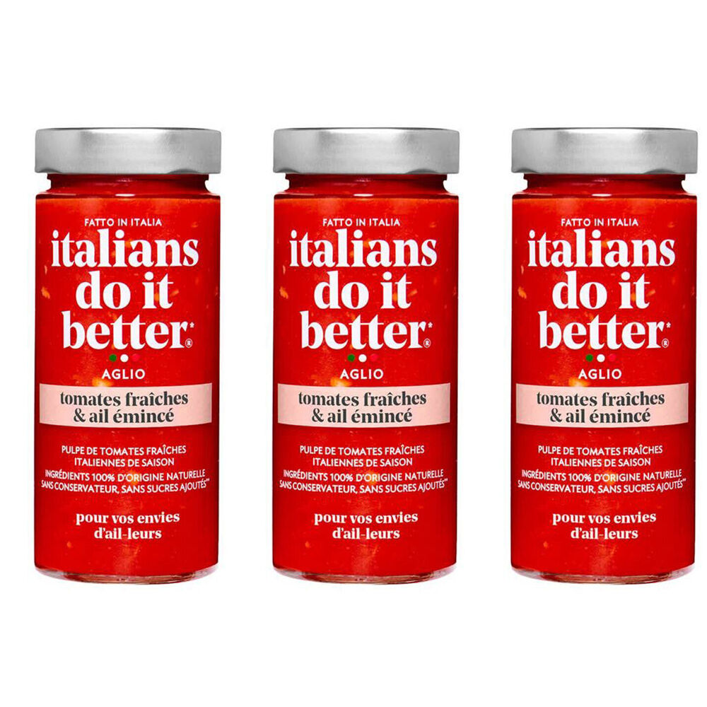 3PK Hot Shots Italians Do It Better Aglio Herbs & Spices 290g Cooking Seasoning