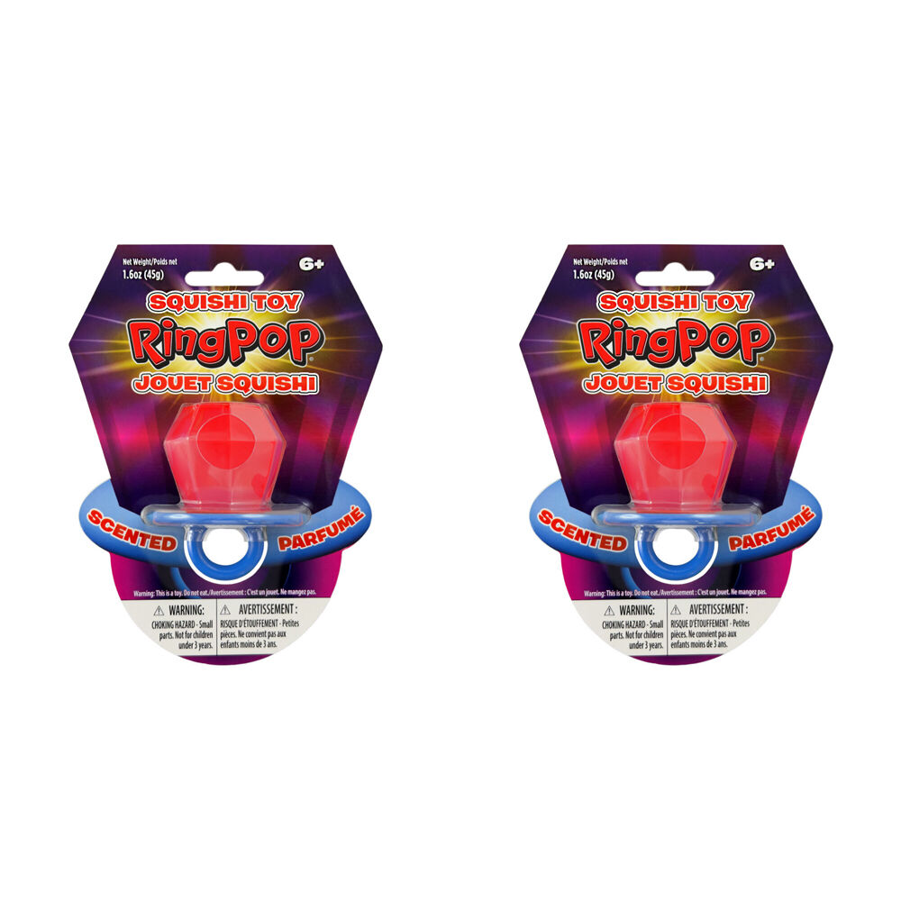 2PK Incredible Group Ring Pop Squishi Ring Toy 5.5x5.5cm - Assorted 6y+