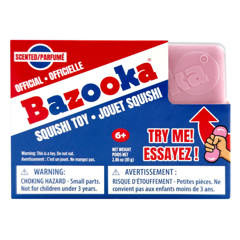 2PK Incredible Group Bazooka Joe Gum Squishi Toy 10x8cm - Assorted 6y+