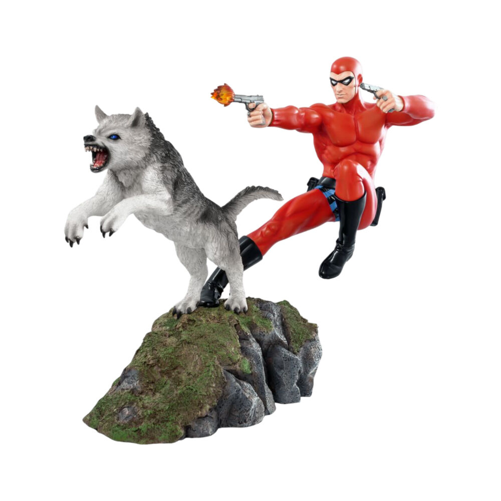 The Phantom - Phantom and Devil Red Suit Statue Collectable