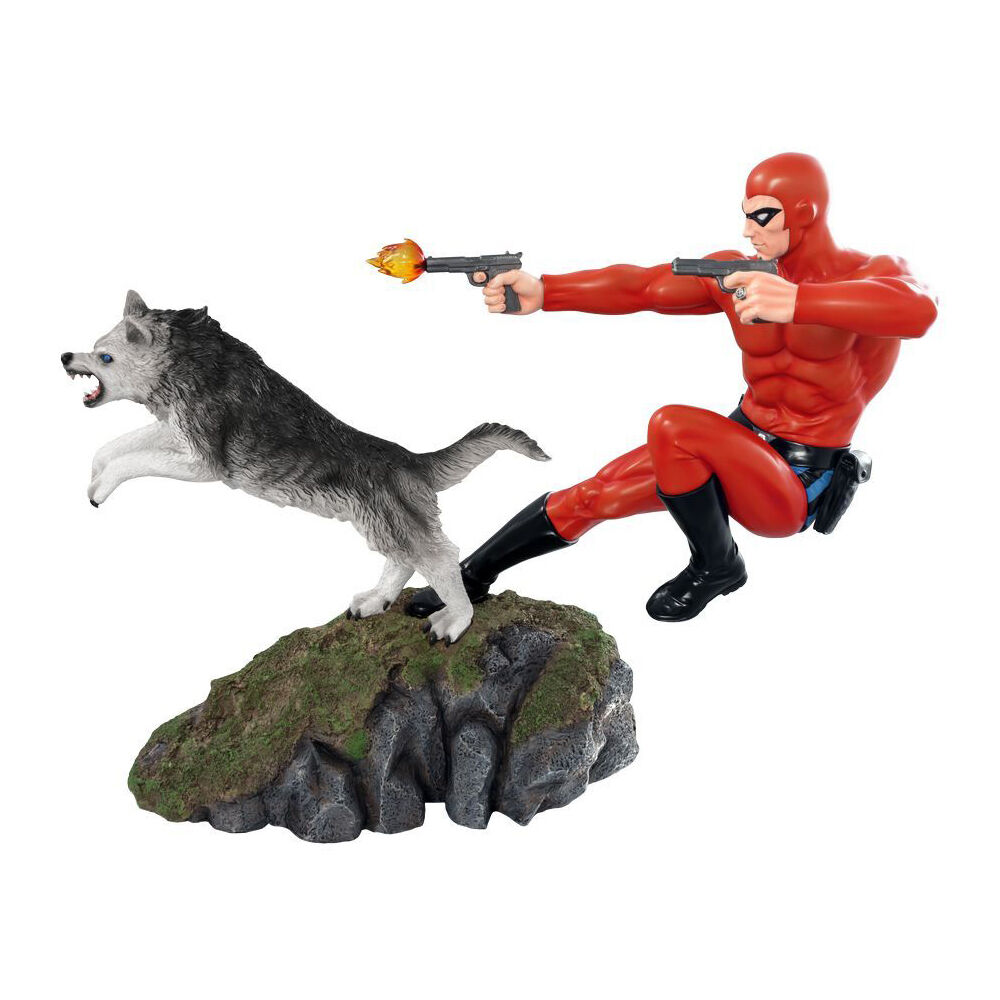The Phantom - Phantom and Devil Red Suit Statue Collectable