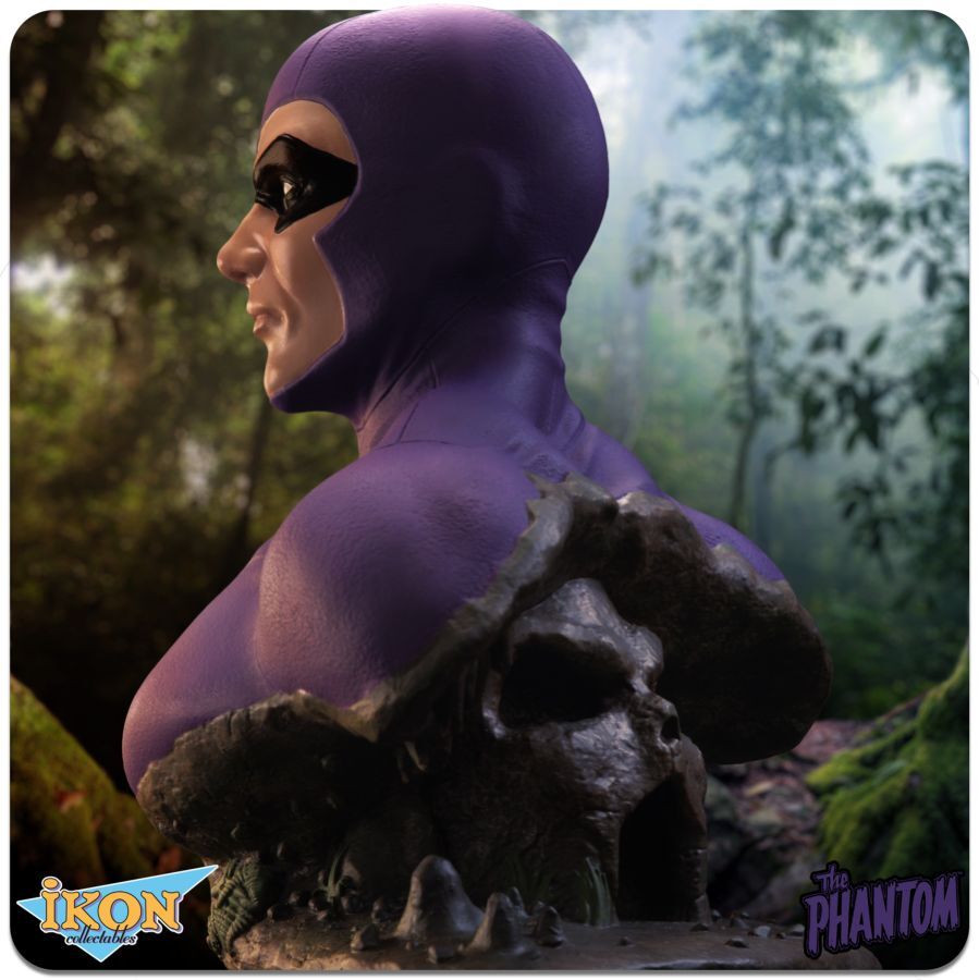 The Phantom the Ghost Who Walks Bust Action Figure Display