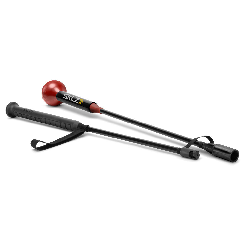 Sklz Collapsable Two-Piece Cricket Bat Trainer 52-inch Black/Red