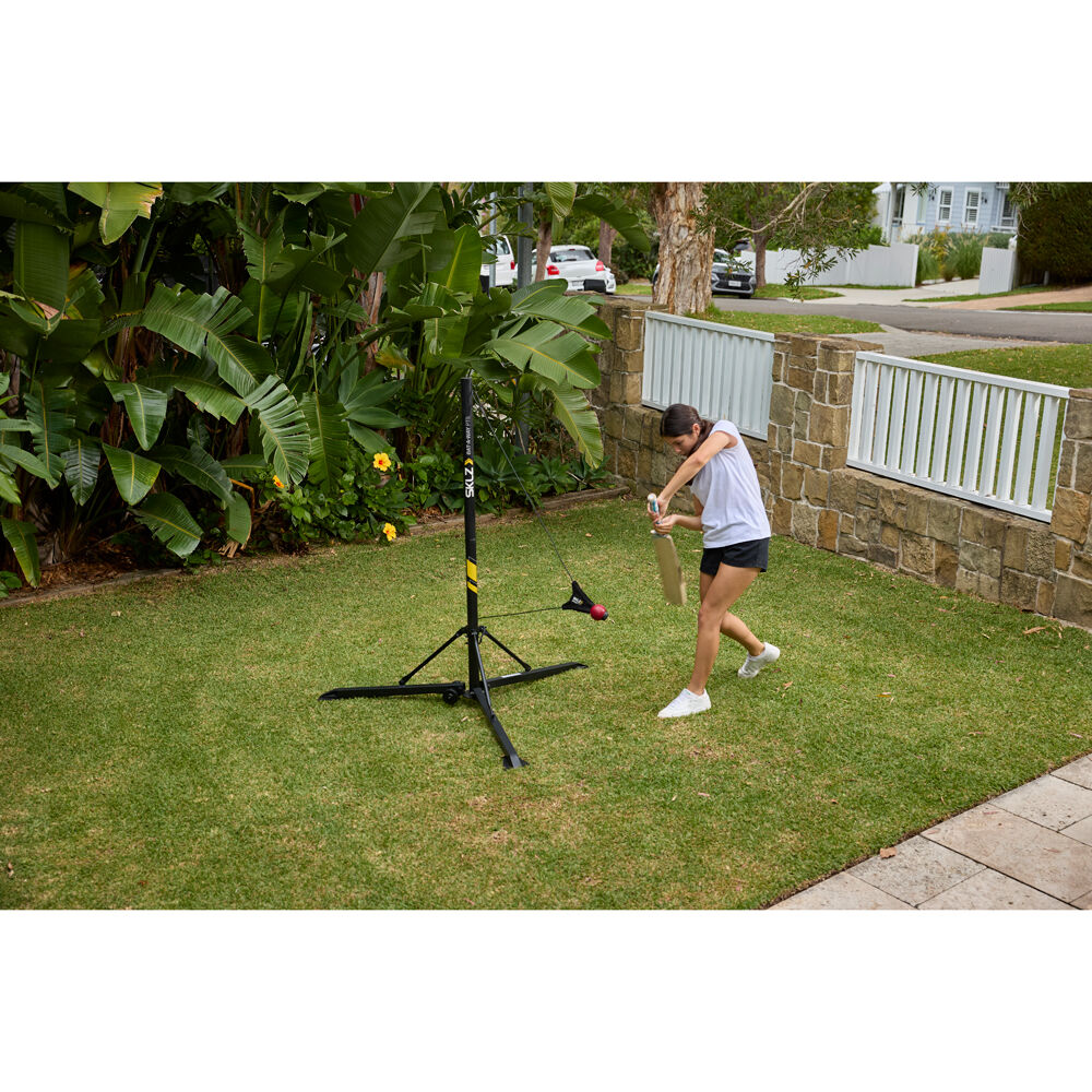 Sklz Bat-A-Way PTS Cricket Swing Training Aid Practice Drill Black