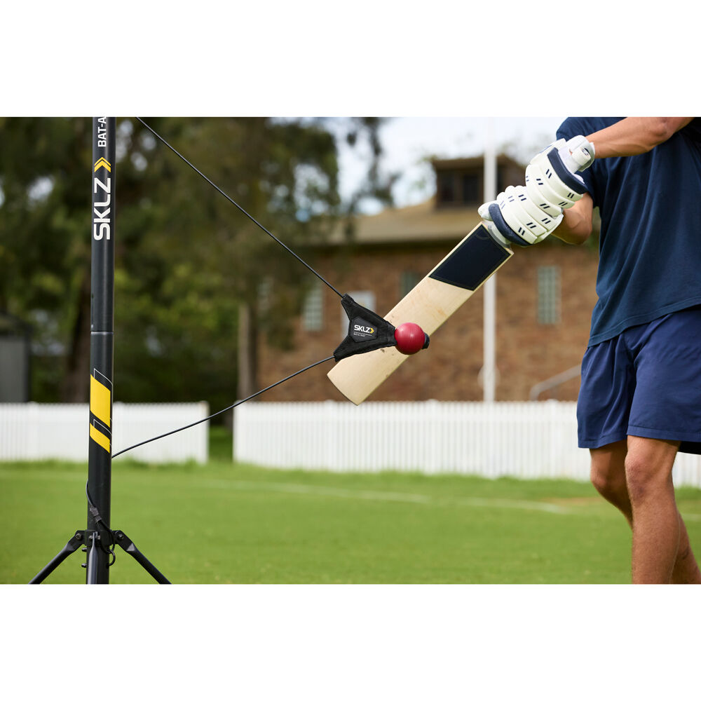 Sklz Bat-A-Way PTS Cricket Swing Training Aid Practice Drill Black