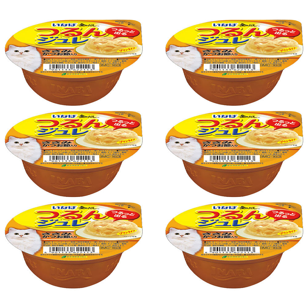 6PK Ciao Chicken Fillet w/ Sliced Bonito in Soft Jelly Cat/Pet Food