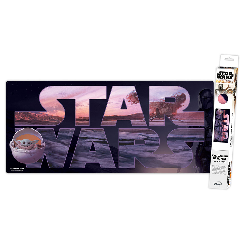 Star Wars The Mandalorian Themed XXL Gaming Mat Mouse/Desk Pad 90x40cm