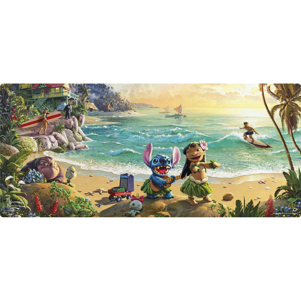 Disney Thomas Kinkade Lilo & Stitch Gaming Keyboard and Mouse Mat XXL