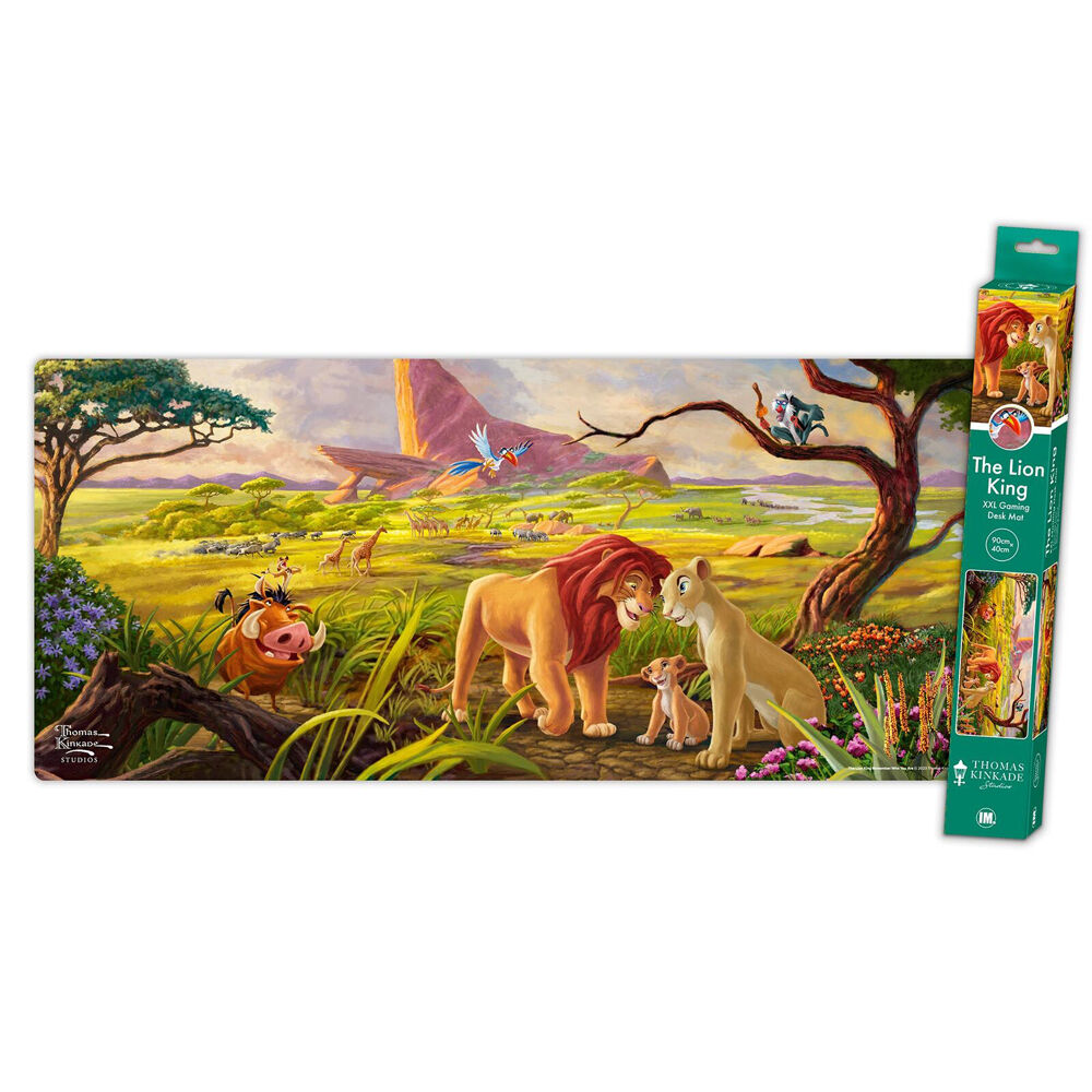 Robotic Riding Lion Disney Thomas Kinkade Lion King Gaming Keyboard and Mouse Mat XXL | KG ...