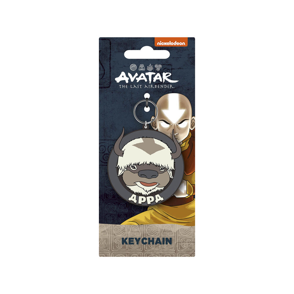 5PK Avatar: The Last Airbender Appa Character PVC Rubber Keyring 9cm Multicoloured