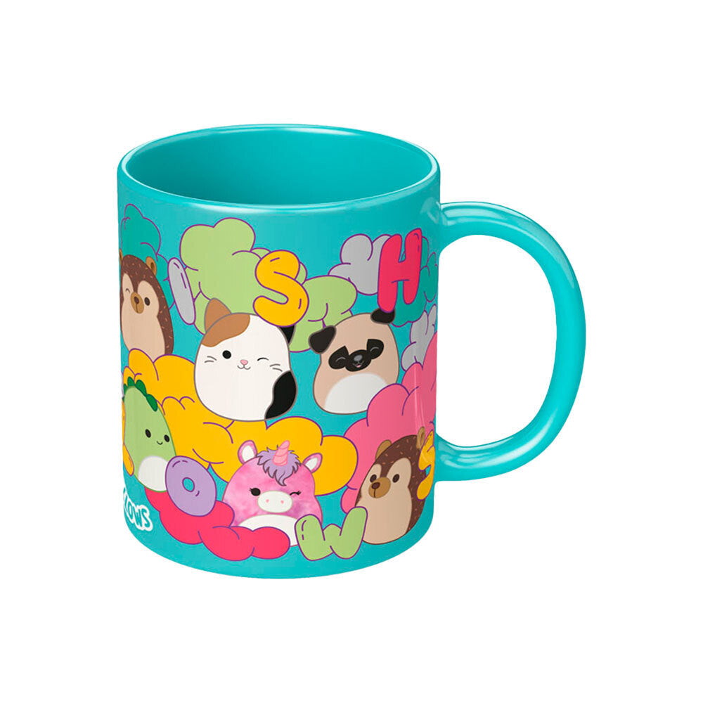 2PK Squishmallows Squish Squad Clouds Coloured Ceramic Printed Mug