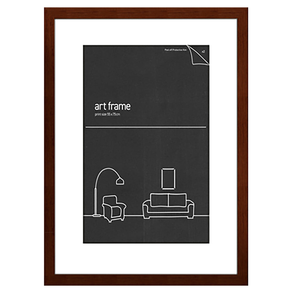 Frames & Hangers Wall Hanging Sleek 55x75cm Frame Rustic Oak with single mat