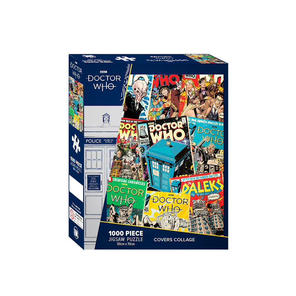 1000pc Doctor Who Comic Themed Jigsaw Puzzle 50x70cm 3y+