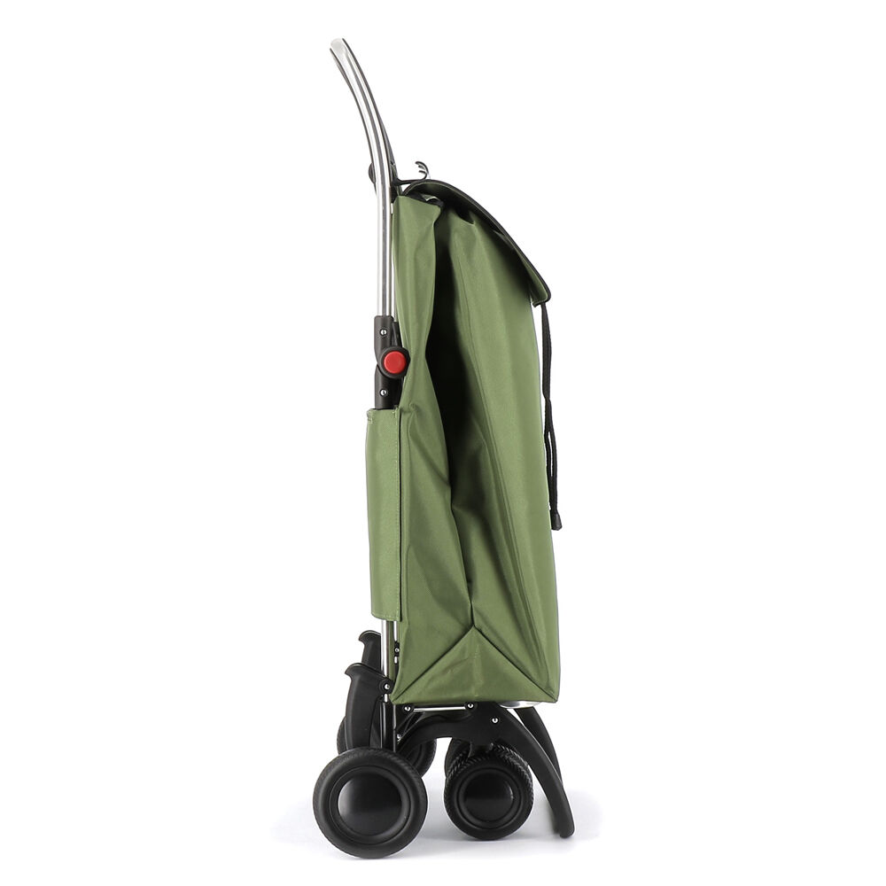 Rolser I-Max Mf 4-Wheel Tour Folding Shopping Trolley 43L - Lime