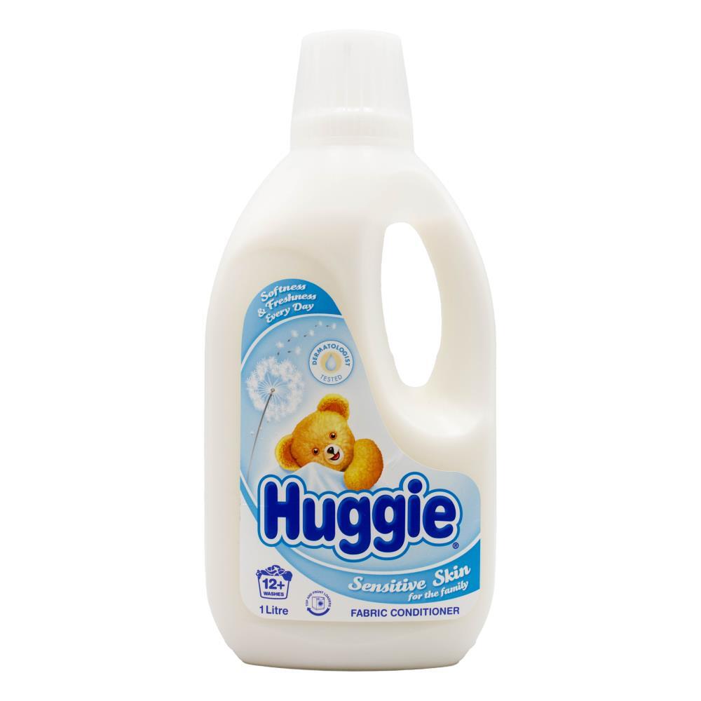 6PK Huggie Liquid Laundry Fabric Conditioner For Sensitive Skin 1L