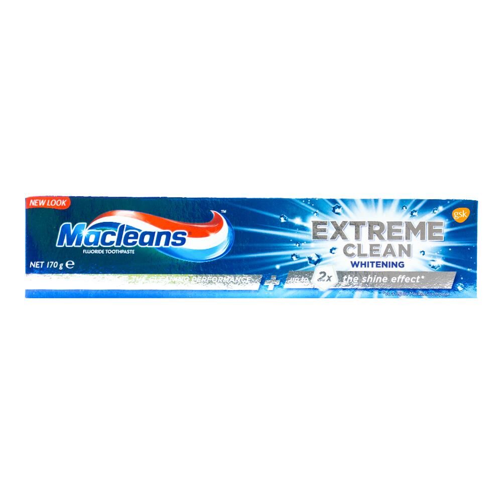 12PK Macleans 170G Toothpaste Extreme Clean Whitening Fluoride Toothpaste