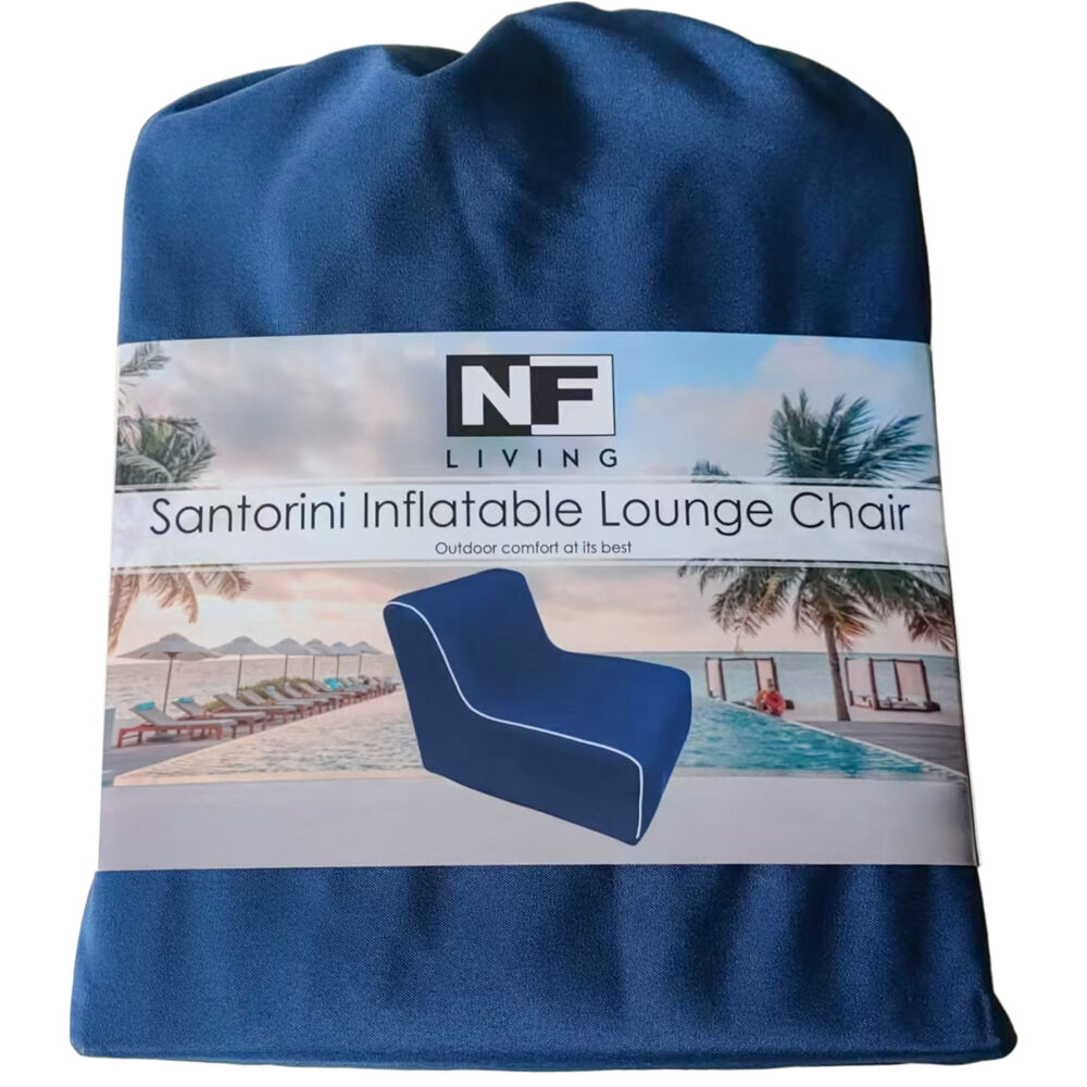 NF Living Outdoor Inflatable Seat 90x60x70 Sofa Lounge Chair Furniture Blue