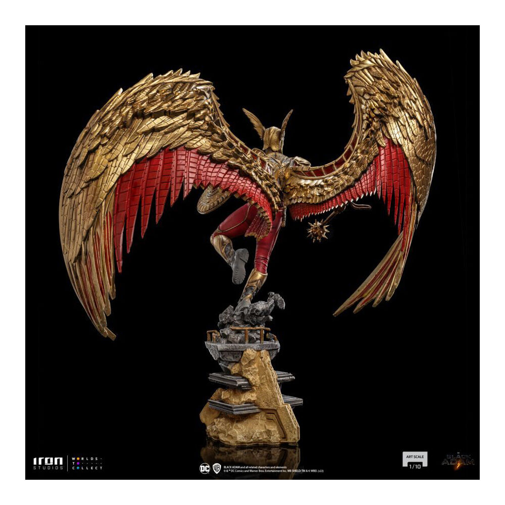 Black Adam 36x34x20cm Hawkman 1:10 Scale Statue Collectable