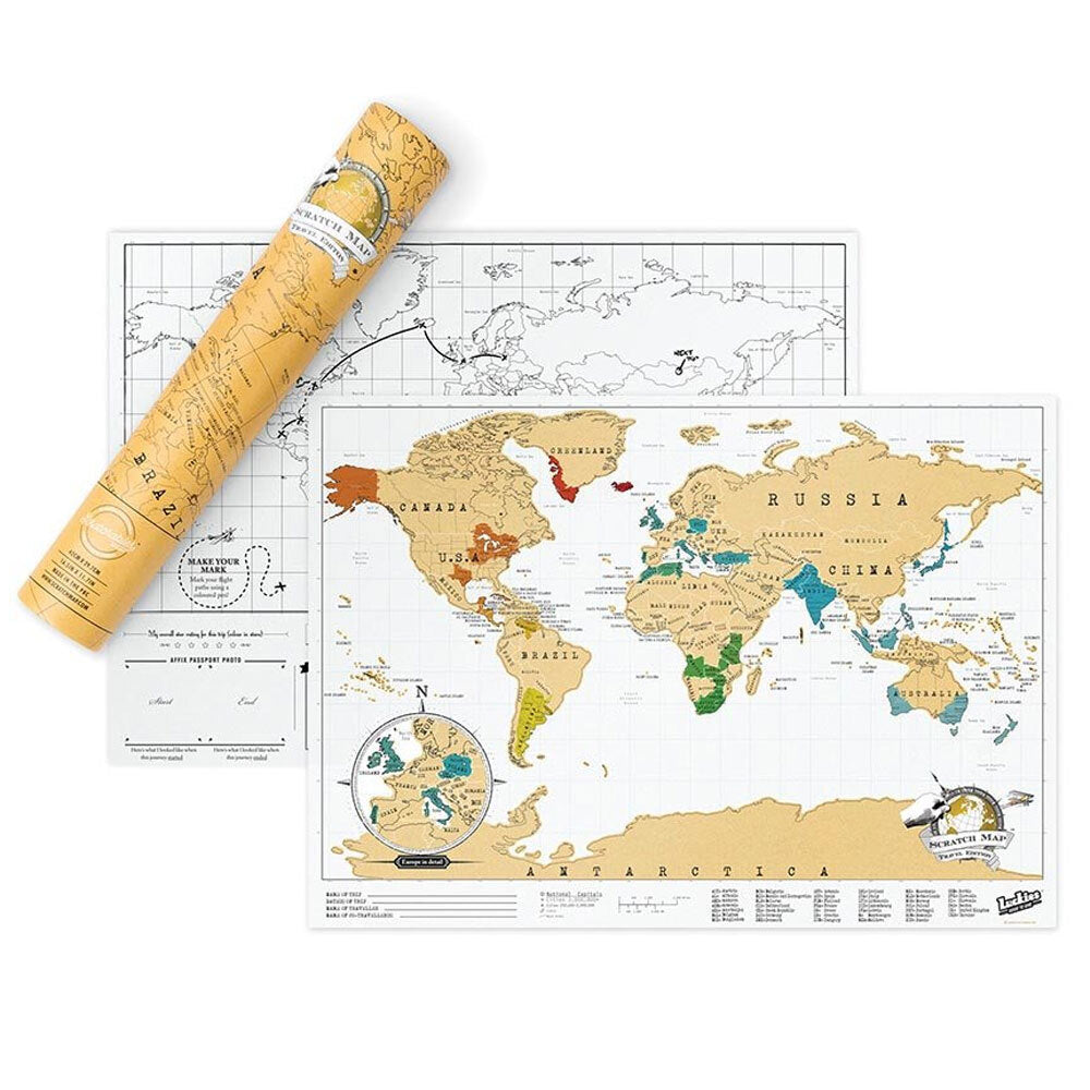 Luckies Scratch Map Travel Edition