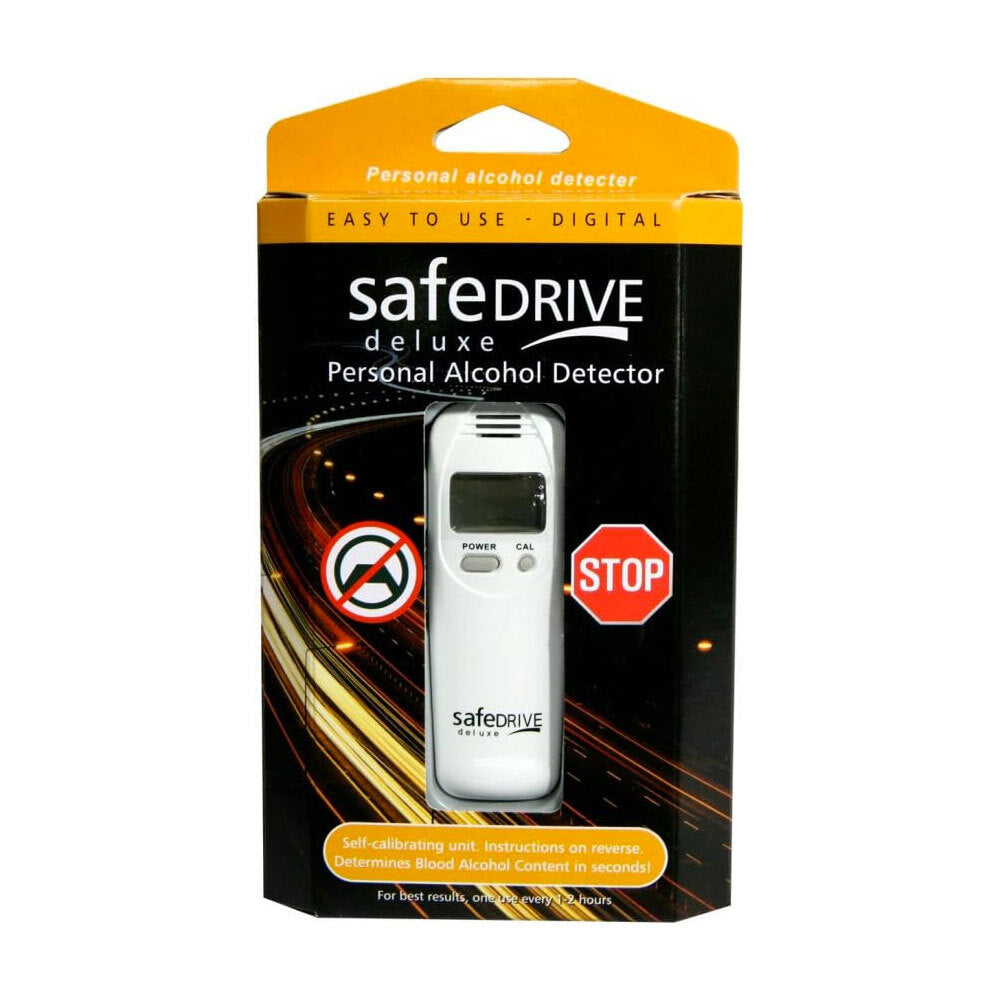 SafeDrive Deluxe Personal Alcohol Detector Breath Tester