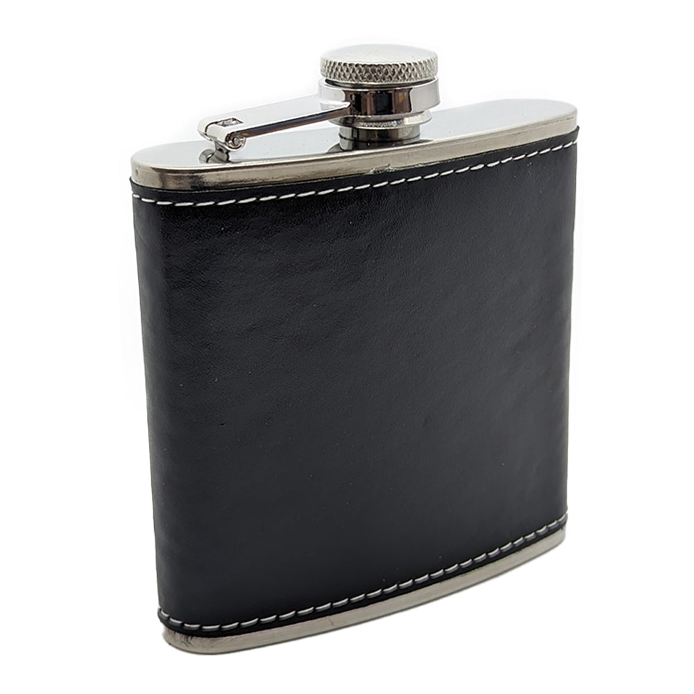 2PK Stainless Steel Portable Lightweight Hip Flask With PVC Cover
