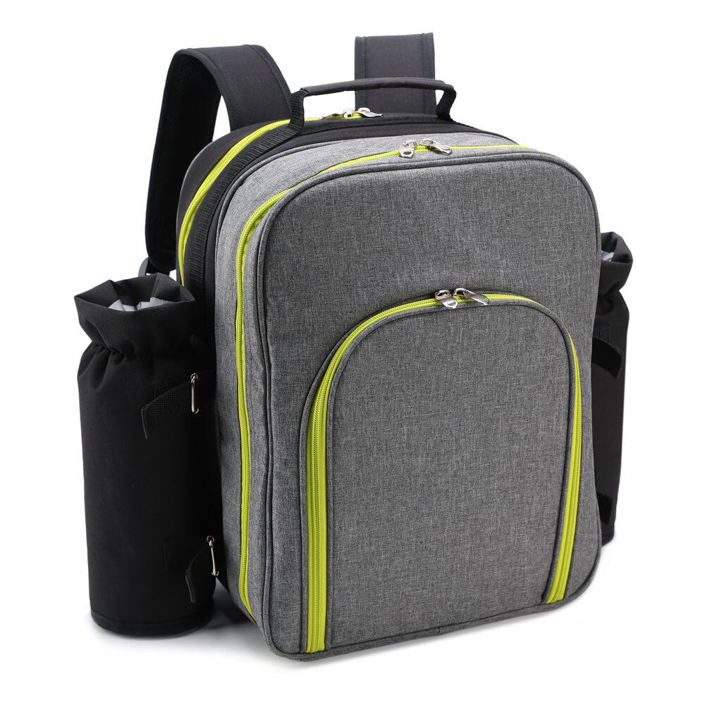 4 Person Picnic Set Bag - Black